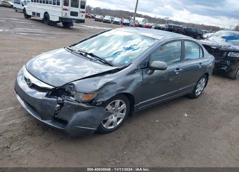2011 HONDA CIVIC LX VIN: 19XFA1E57BE007524