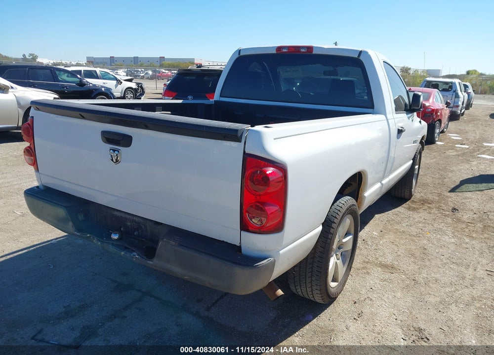 2008 DODGE RAM 1500 ST/SXT VIN: 1D7HA16K38J175014