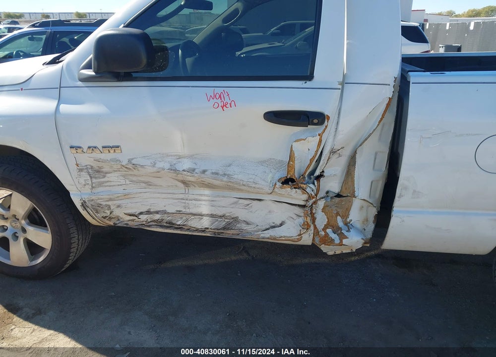 2008 DODGE RAM 1500 ST/SXT VIN: 1D7HA16K38J175014