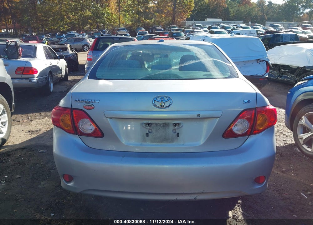 2010 TOYOTA COROLLA LE VIN: 1NXBU4EE8AZ190127