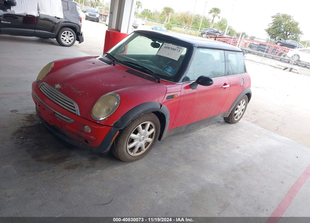 2003 MINI COOPER VIN: WMWRC33423TJ51288