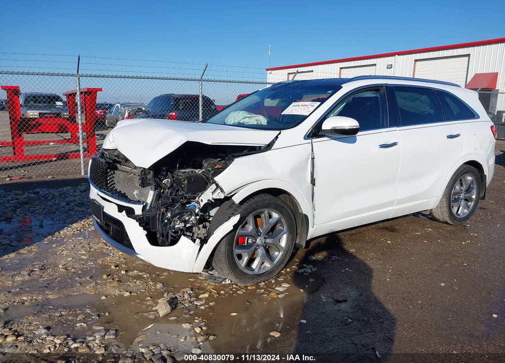 2017 KIA SORENTO 3.3L SX VIN: 5XYPK4A52HG295683