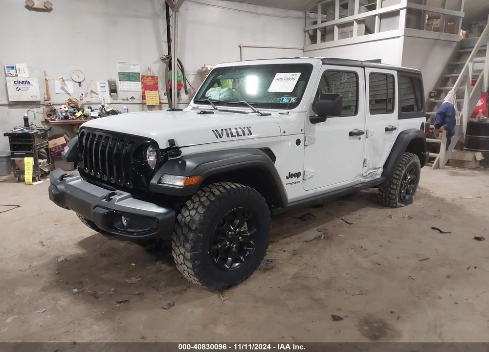 2022 JEEP WRANGLER UNLIMITED WILLYS SPORT 4X4 VIN: 1C4HJXDG1NW141499