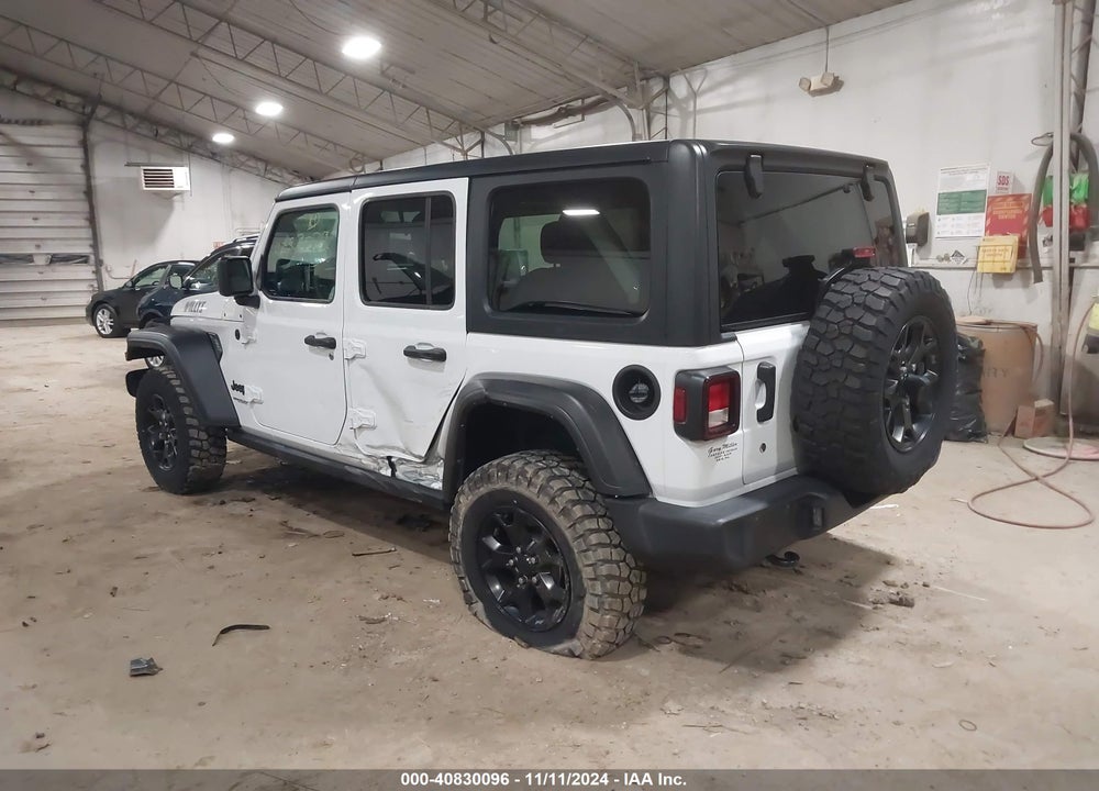 2022 JEEP WRANGLER UNLIMITED WILLYS SPORT 4X4 VIN: 1C4HJXDG1NW141499