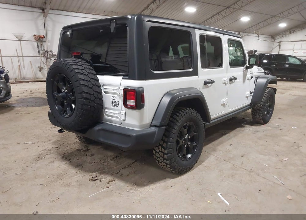 2022 JEEP WRANGLER UNLIMITED WILLYS SPORT 4X4 VIN: 1C4HJXDG1NW141499