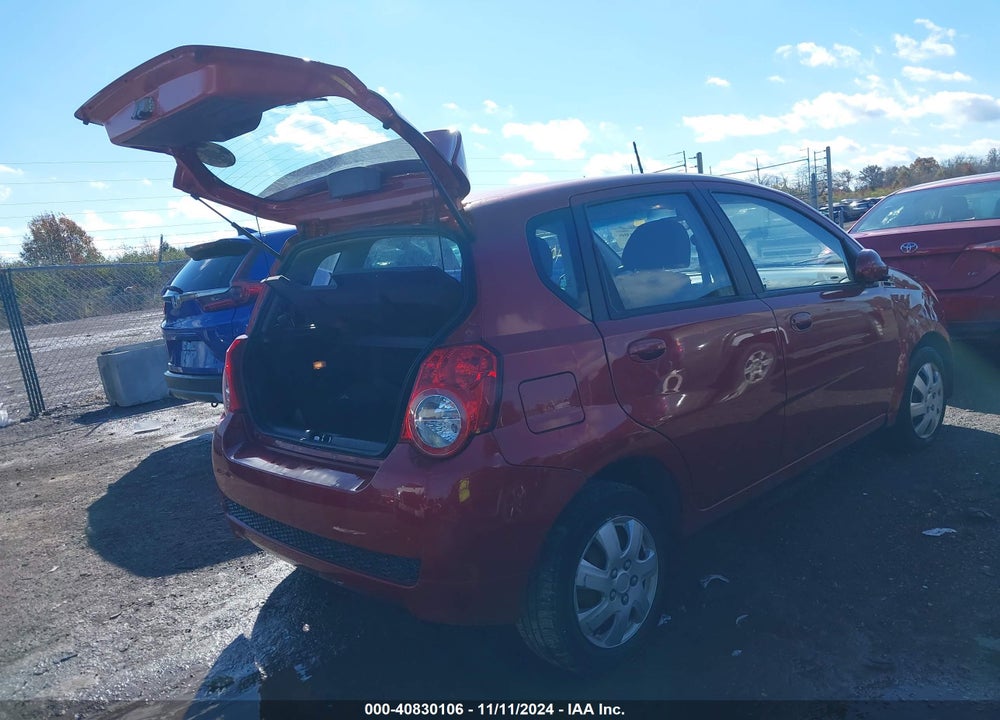 2011 CHEVROLET AVEO 1LT VIN: KL1TD6DE3BB173536