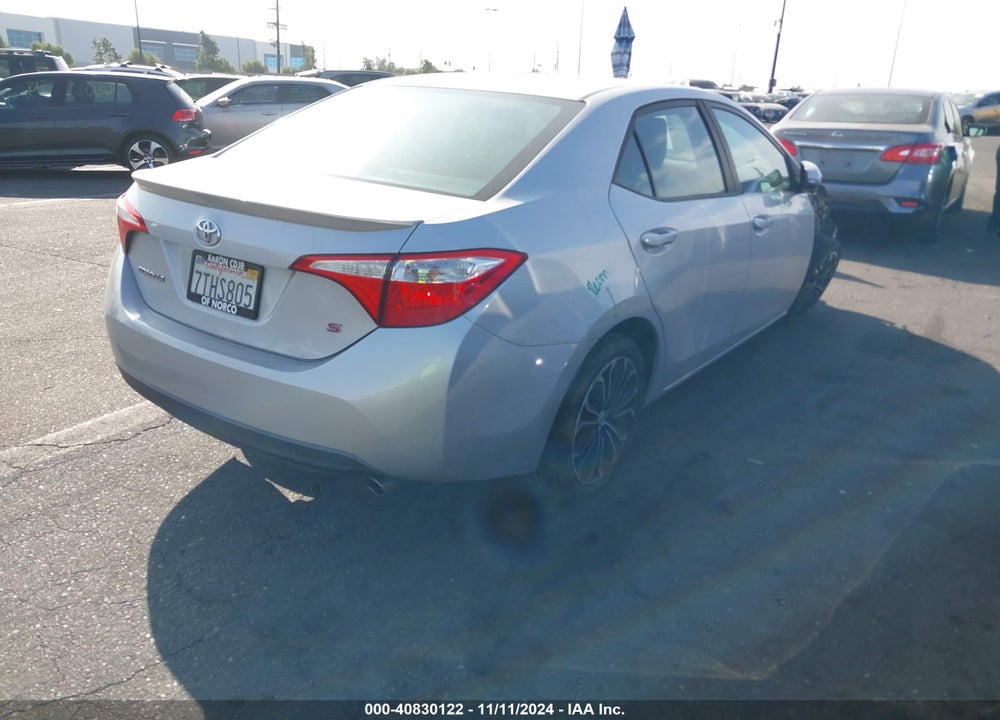 2016 TOYOTA COROLLA S PLUS VIN: 2T1BURHE3GC571712