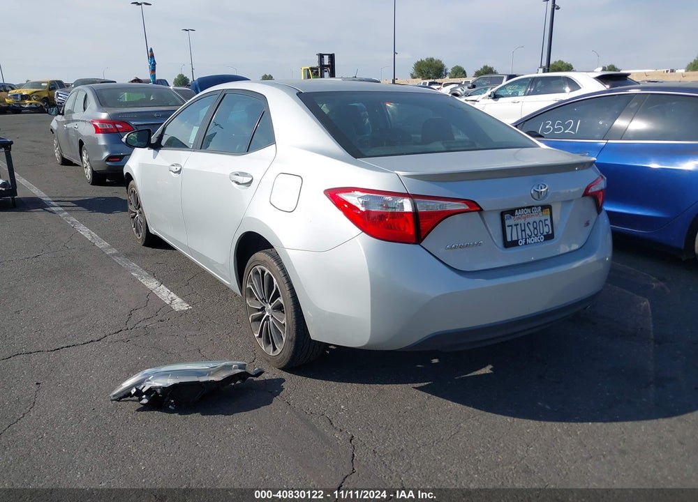 2016 TOYOTA COROLLA S PLUS VIN: 2T1BURHE3GC571712