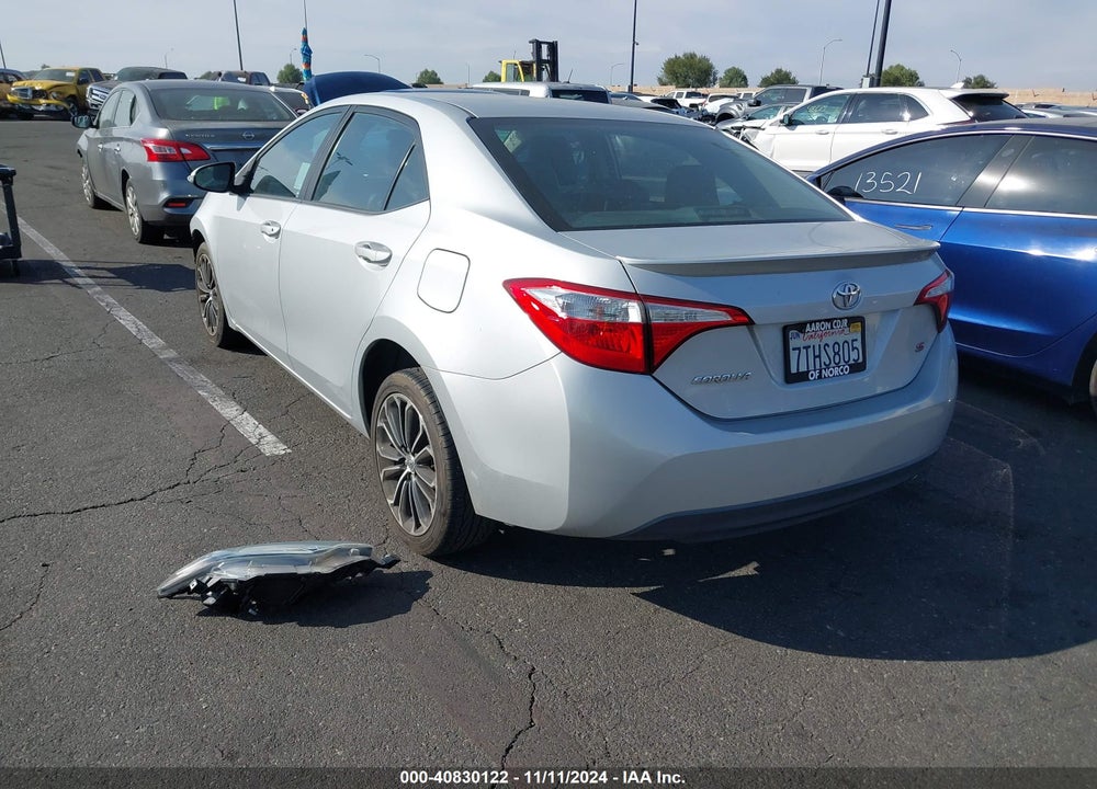 2016 TOYOTA COROLLA S PLUS VIN: 2T1BURHE3GC571712
