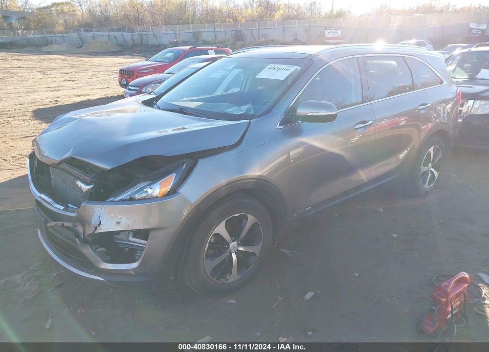 2016 KIA SORENTO 3.3L EX VIN: 5XYPHDA59GG161847
