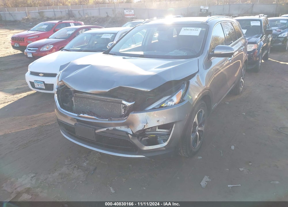 2016 KIA SORENTO 3.3L EX VIN: 5XYPHDA59GG161847