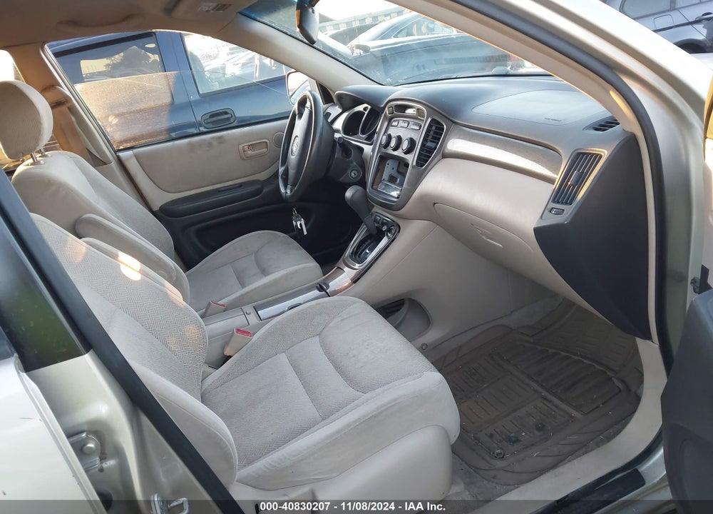 2002 TOYOTA HIGHLANDER V6 VIN: JTEGF21A820067301