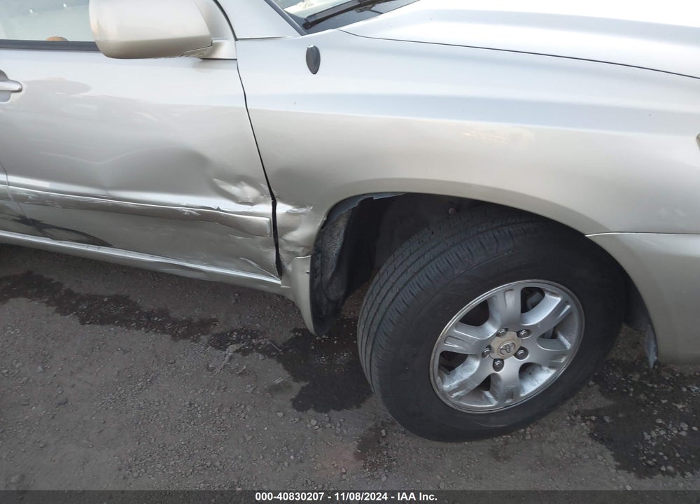 2002 TOYOTA HIGHLANDER V6 VIN: JTEGF21A820067301