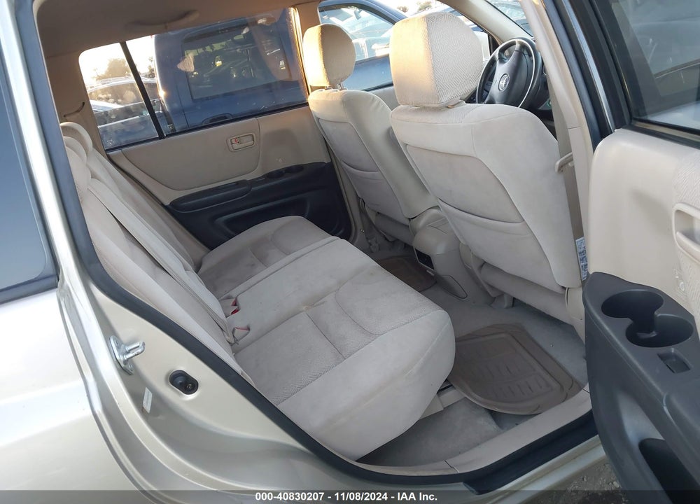 2002 TOYOTA HIGHLANDER V6 VIN: JTEGF21A820067301