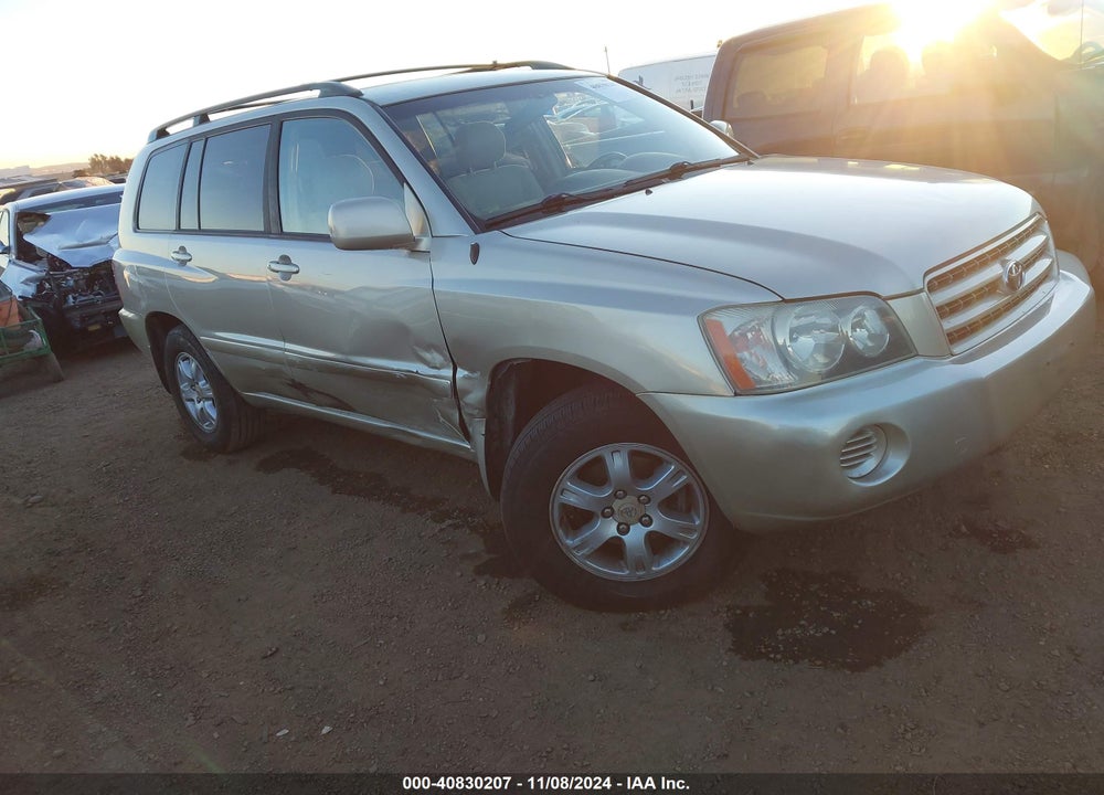 2002 TOYOTA HIGHLANDER V6 VIN: JTEGF21A820067301
