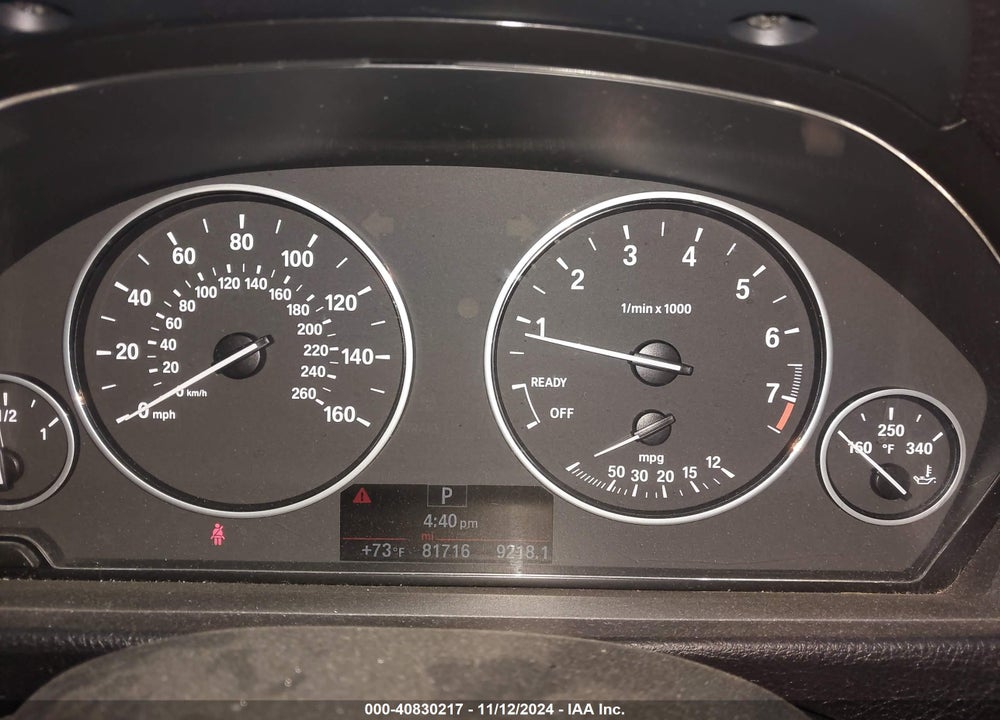 2017 BMW 320I VIN: WBA8E1G58HNU14487