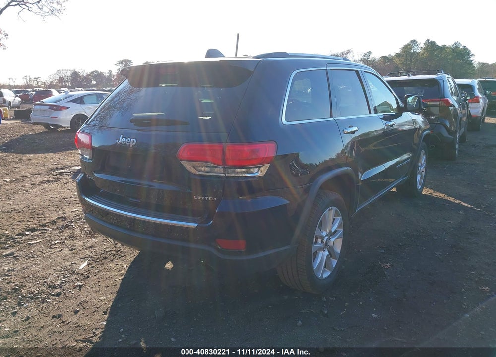 2017 JEEP GRAND CHEROKEE LIMITED 4X4 VIN: 1C4RJFBG1HC962951