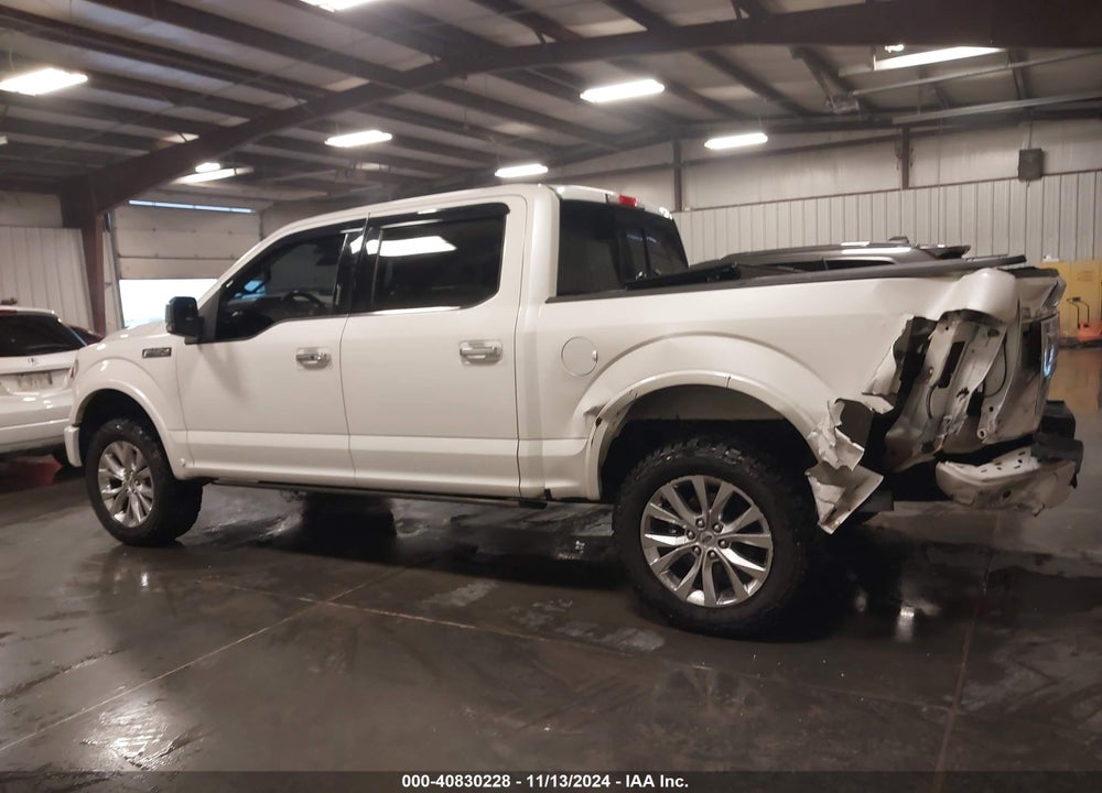 2017 FORD F-150 PLATINUM VIN: 1FTEW1EF0HFA93439