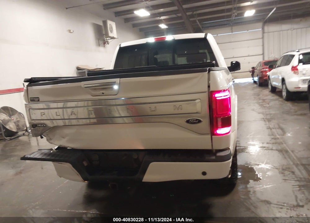 2017 FORD F-150 PLATINUM VIN: 1FTEW1EF0HFA93439