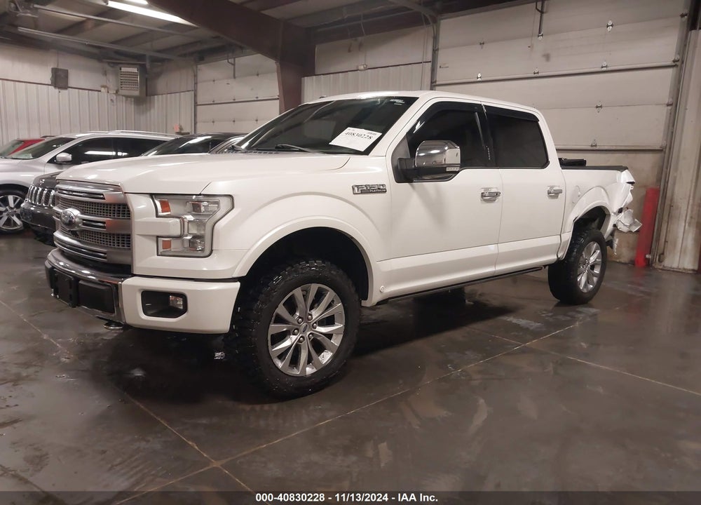 2017 FORD F-150 PLATINUM VIN: 1FTEW1EF0HFA93439