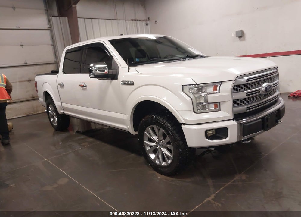 2017 FORD F-150 PLATINUM VIN: 1FTEW1EF0HFA93439