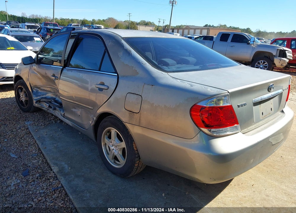2006 TOYOTA CAMRY LE VIN: JTDBE30K263062455