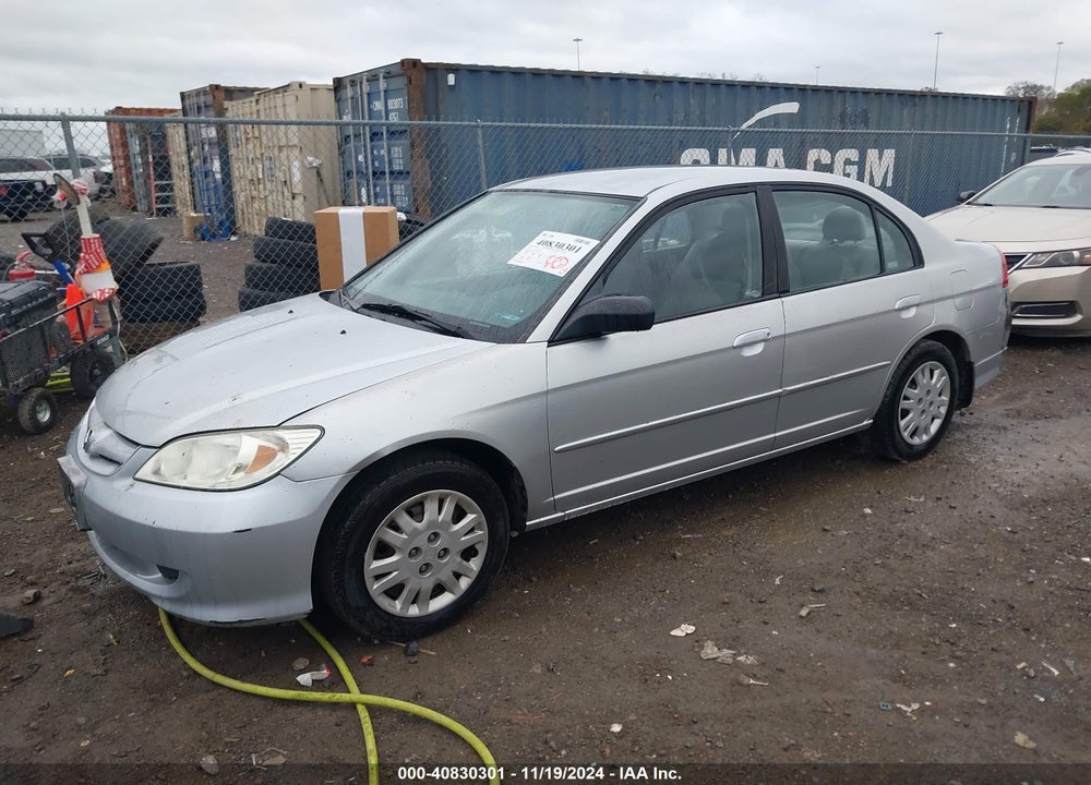 2005 HONDA CIVIC LX VIN: 2HGES16565H598768