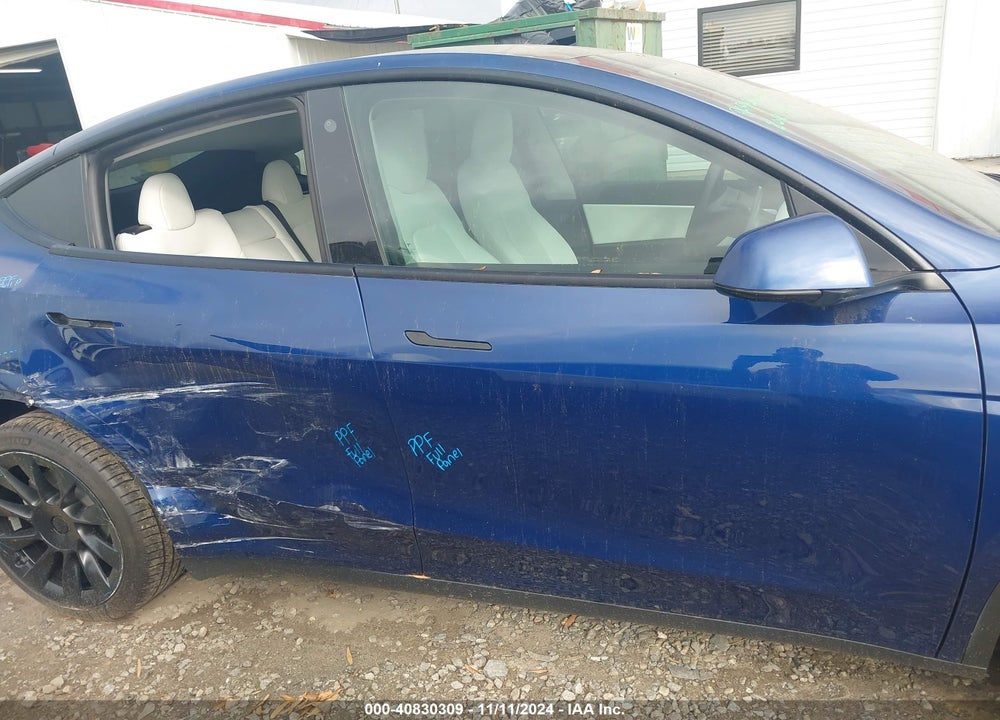 2021 TESLA MODEL Y LONG RANGE DUAL MOTOR ALL-WHEEL DRIVE VIN: 5YJYGDEEXMF080599