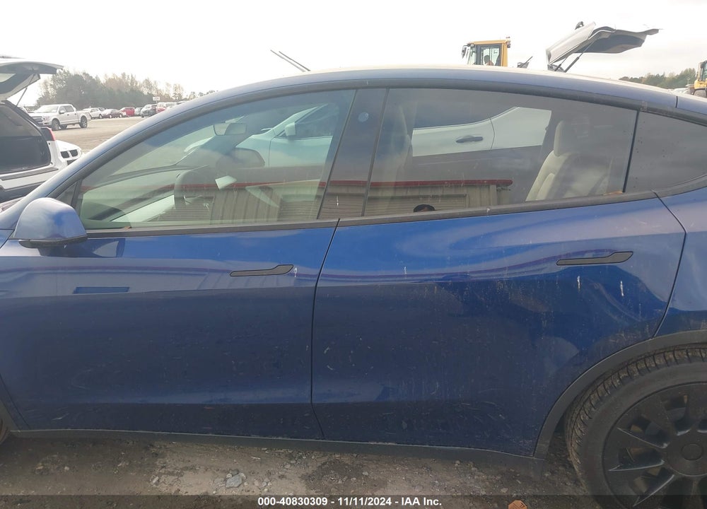 2021 TESLA MODEL Y LONG RANGE DUAL MOTOR ALL-WHEEL DRIVE VIN: 5YJYGDEEXMF080599