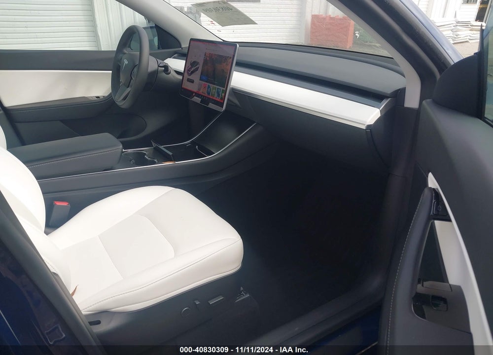 2021 TESLA MODEL Y LONG RANGE DUAL MOTOR ALL-WHEEL DRIVE VIN: 5YJYGDEEXMF080599