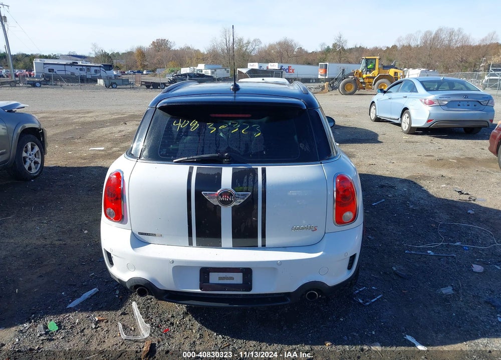 2012 MINI COOPER S COUNTRYMAN VIN: WMWZC5C53CWM13502