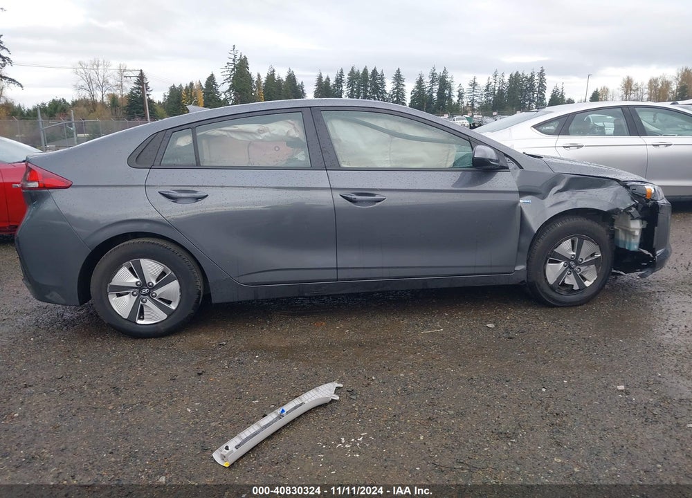 2019 HYUNDAI IONIQ HYBRID BLUE VIN: KMHC65LC4KU166902