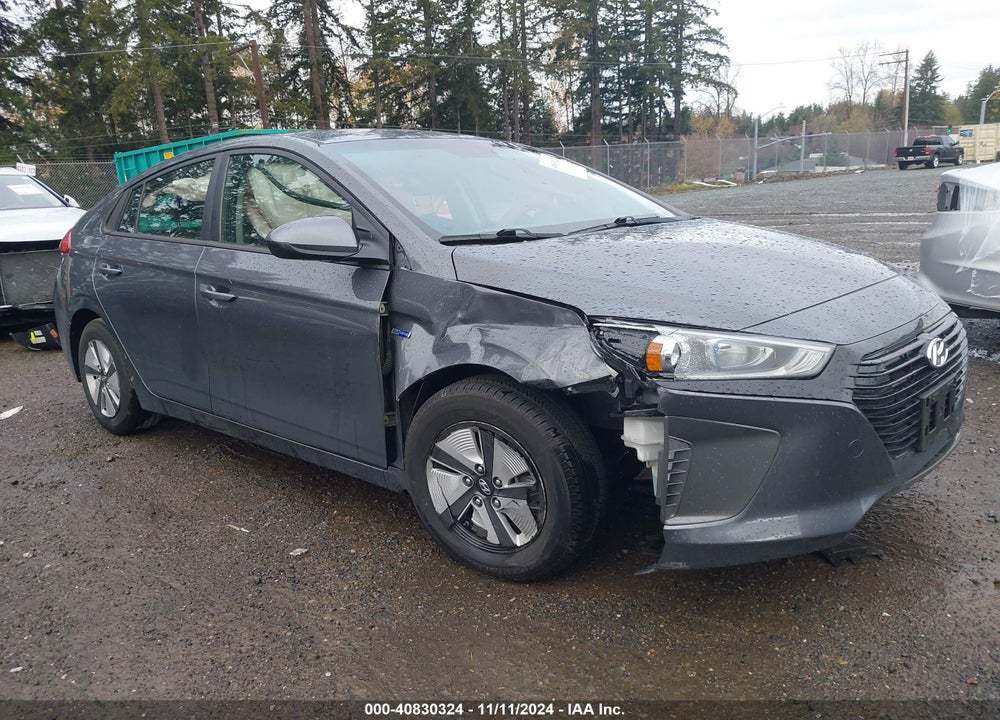2019 HYUNDAI IONIQ HYBRID BLUE VIN: KMHC65LC4KU166902