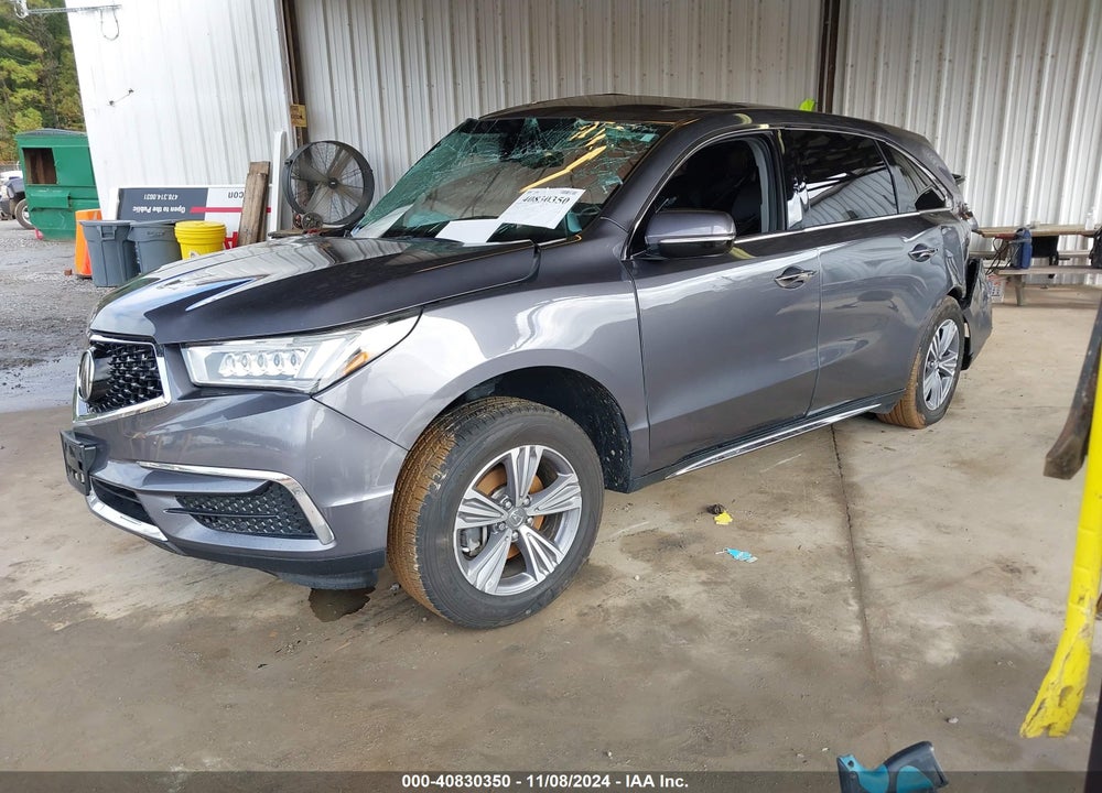 2019 ACURA MDX STANDARD VIN: 5J8YD3H34KL011710