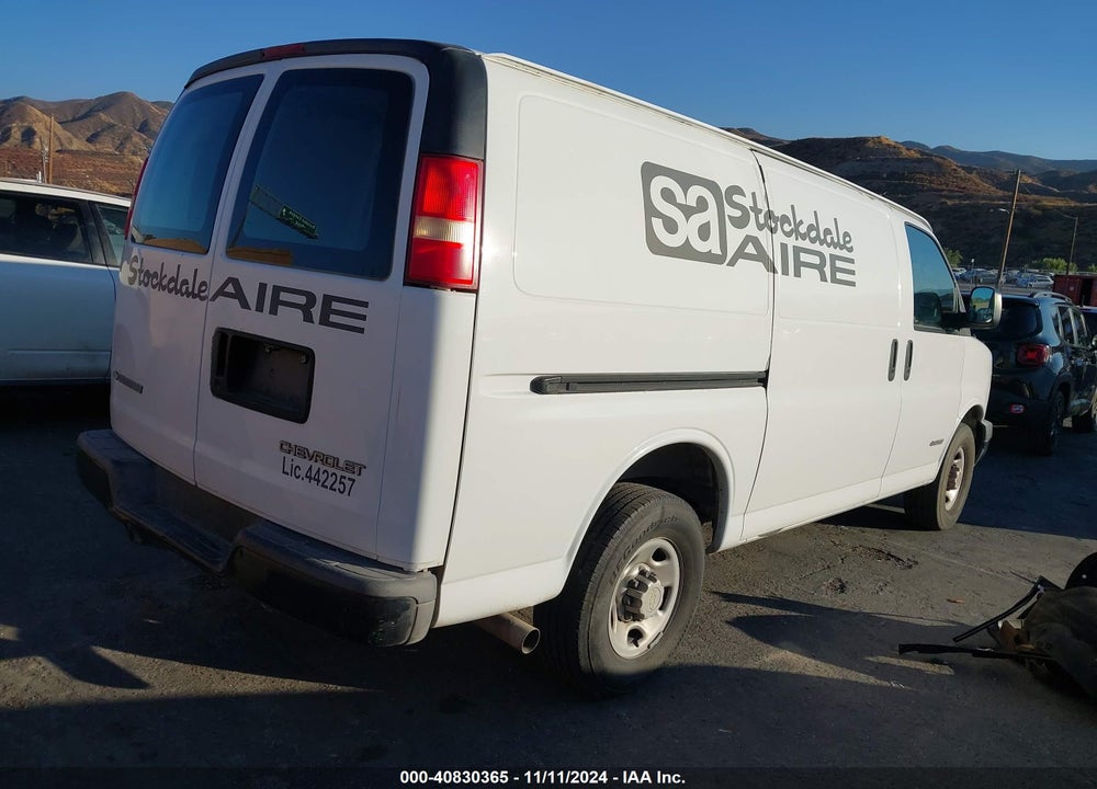 2006 CHEVROLET EXPRESS WORK VAN VIN: 1GCGG25V461156684