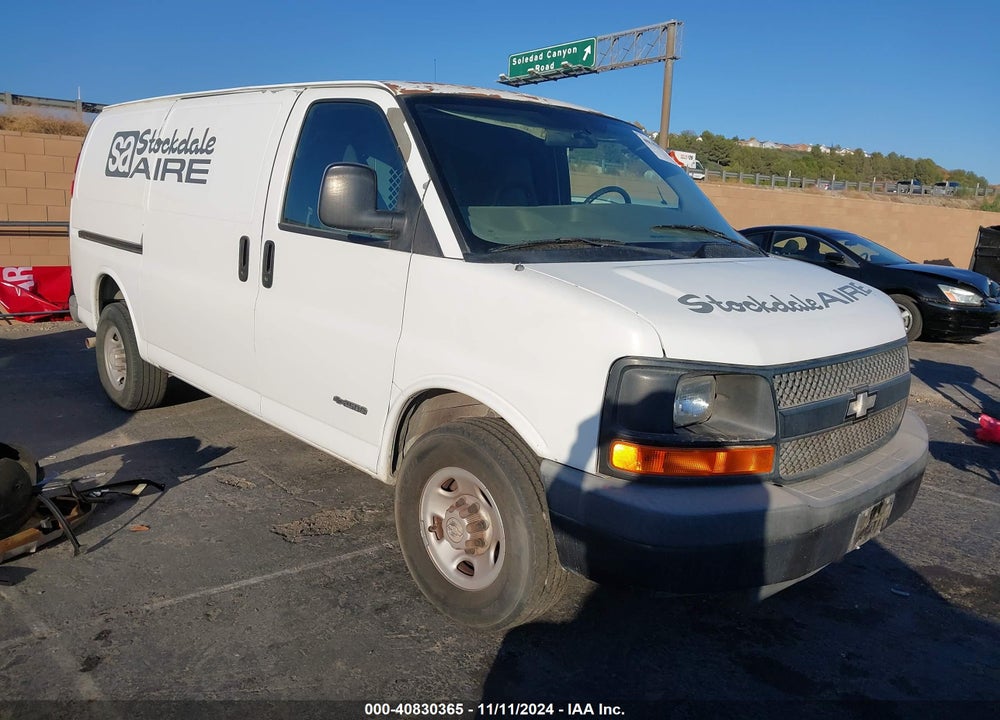 2006 CHEVROLET EXPRESS WORK VAN VIN: 1GCGG25V461156684