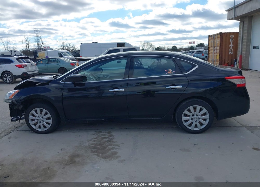 2014 NISSAN SENTRA S VIN: 3N1AB7AP5EL678209
