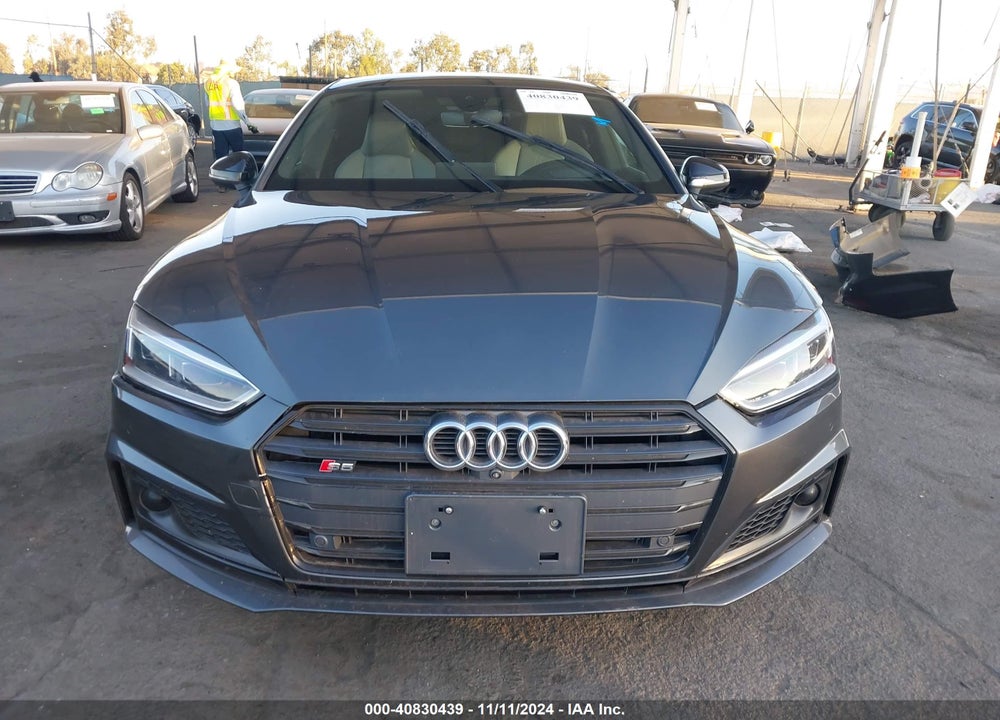 2018 AUDI S5 3.0T PREMIUM PLUS VIN: WAUC4CF54JA071622