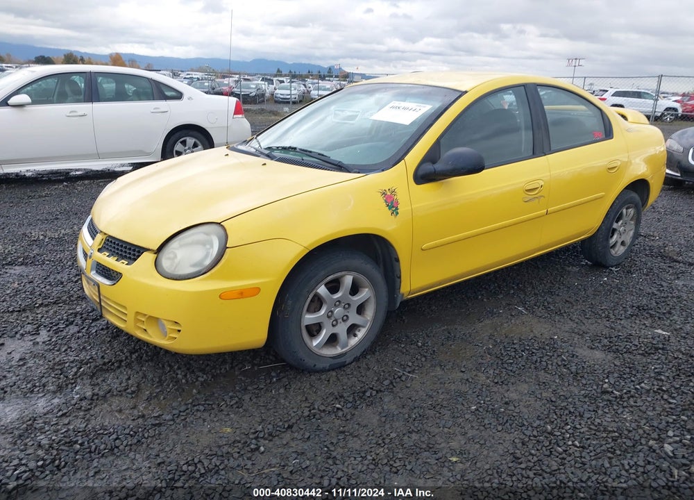 2003 DODGE NEON SXT VIN: 1B3ES56C93D141355