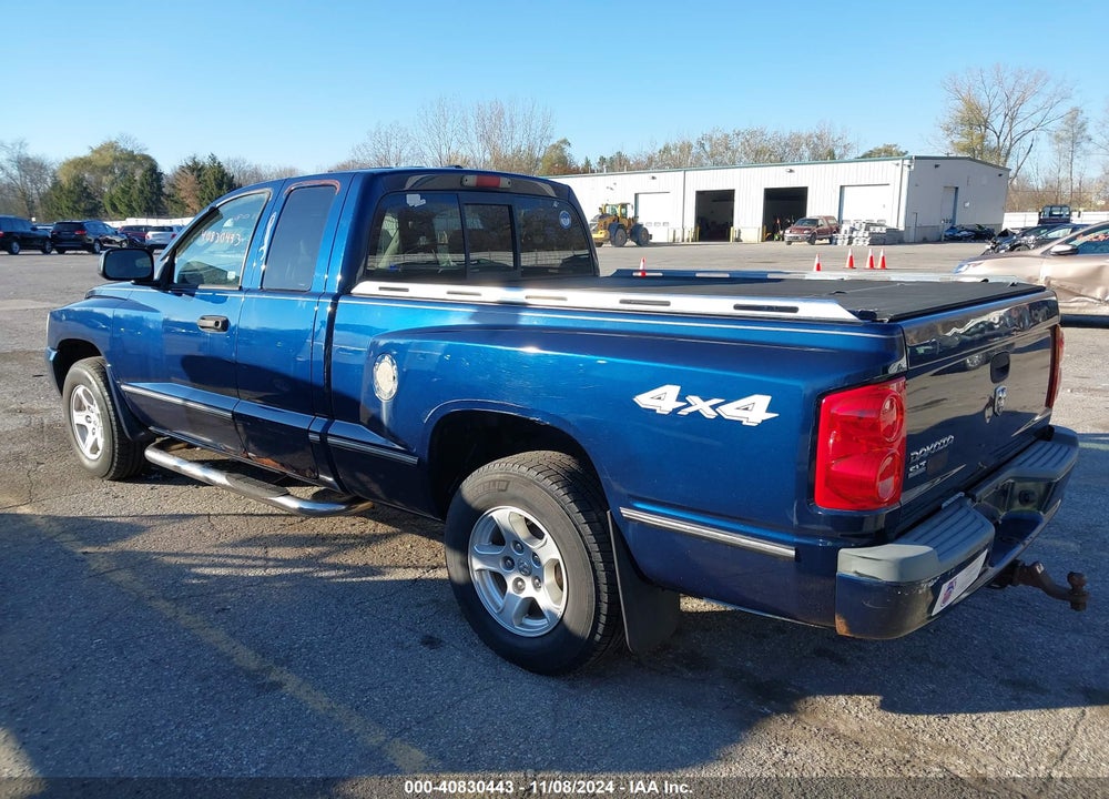 2007 DODGE DAKOTA SLT VIN: 1D7HW42K97S161278