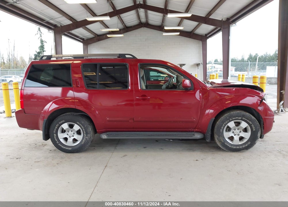 2005 NISSAN PATHFINDER SE VIN: 5N1AR18U05C701274