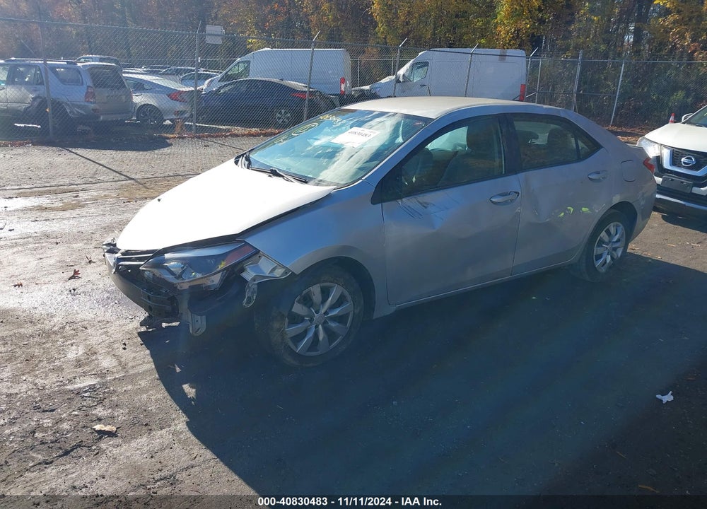2016 TOYOTA COROLLA LE VIN: 2T1BURHE6GC489750