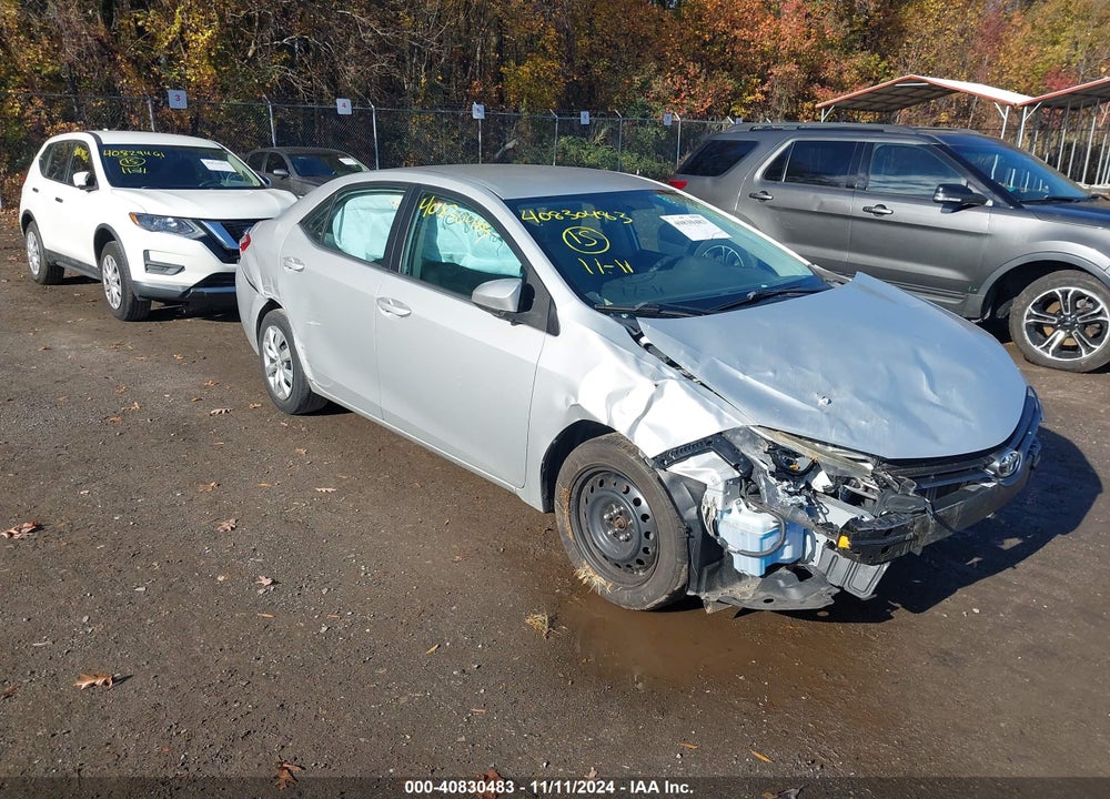 2016 TOYOTA COROLLA LE VIN: 2T1BURHE6GC489750