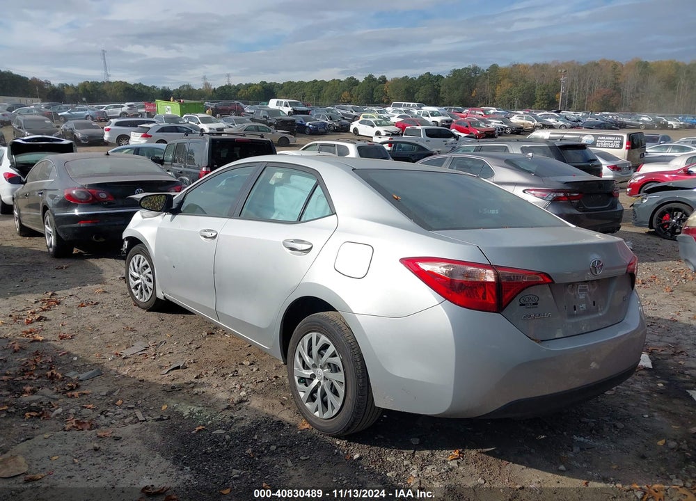 2019 TOYOTA COROLLA LE VIN: 2T1BURHE9KC165989