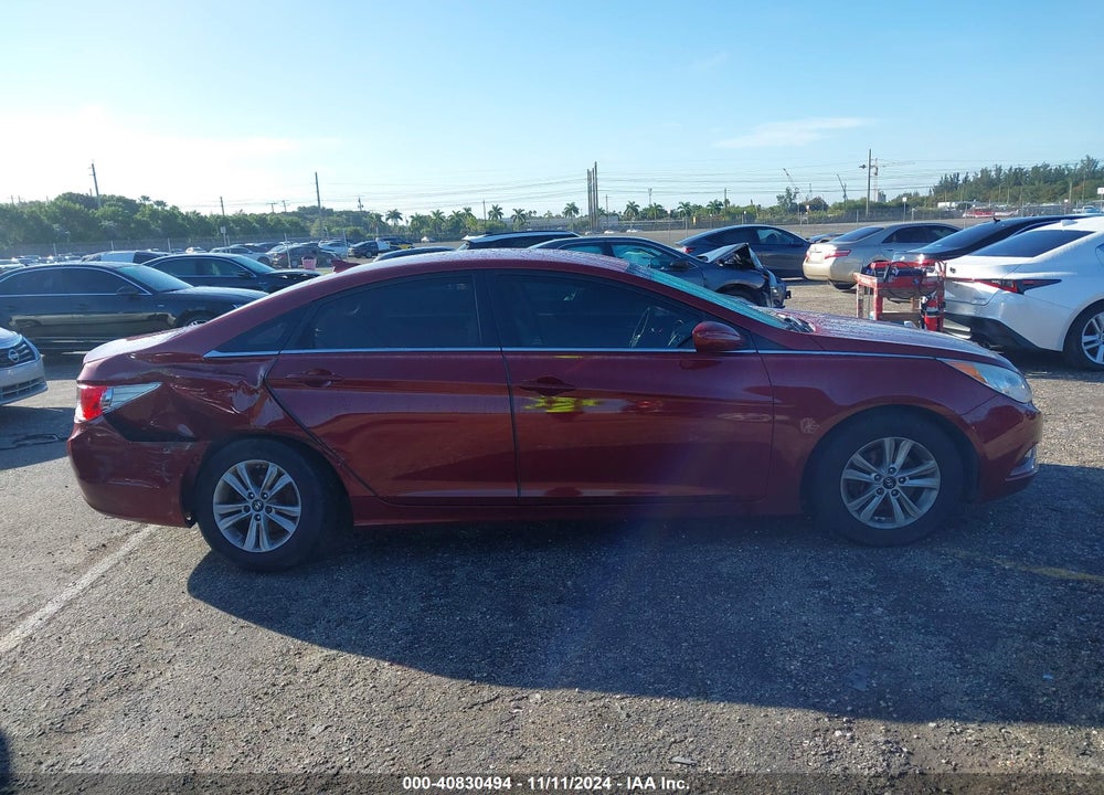 2013 HYUNDAI SONATA GLS VIN: 5NPEB4ACXDH656666
