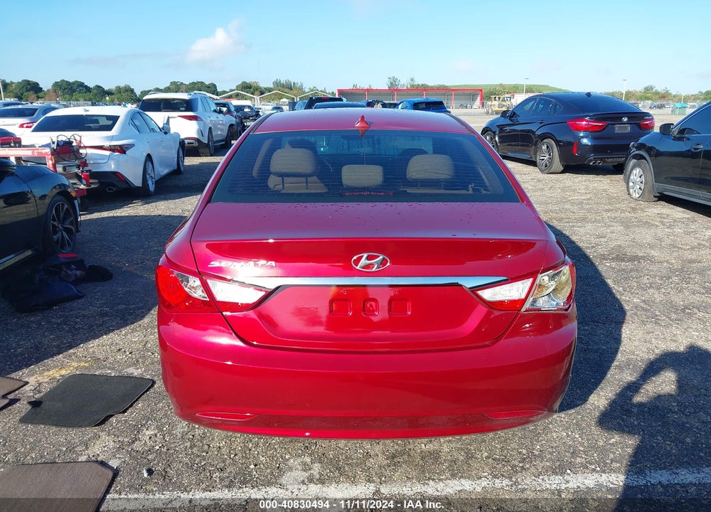 2013 HYUNDAI SONATA GLS VIN: 5NPEB4ACXDH656666