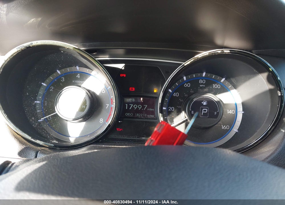 2013 HYUNDAI SONATA GLS VIN: 5NPEB4ACXDH656666
