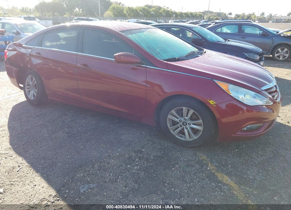 2013 HYUNDAI SONATA GLS VIN: 5NPEB4ACXDH656666