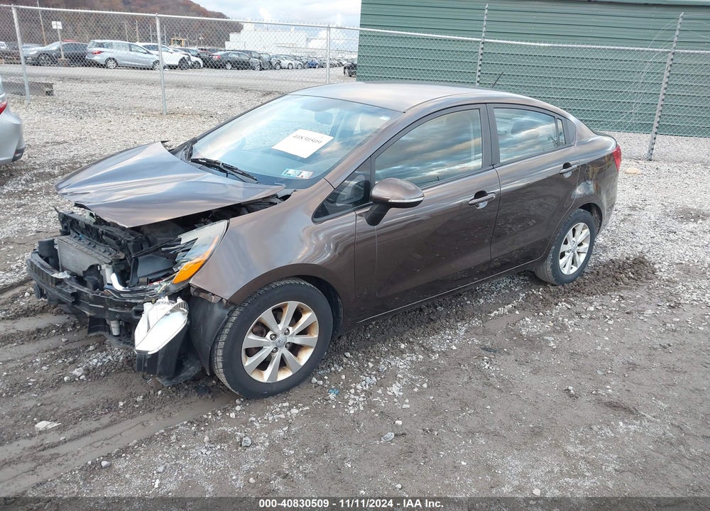 2012 KIA RIO EX VIN: KNADN4A30C6050107