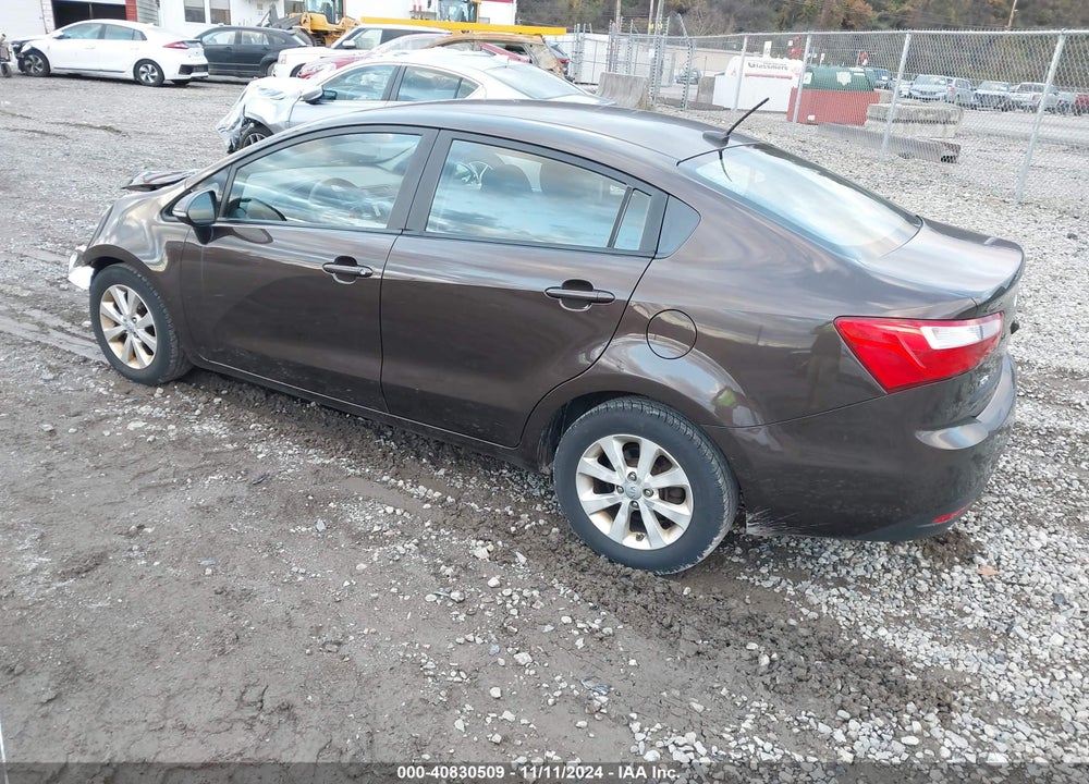 2012 KIA RIO EX VIN: KNADN4A30C6050107